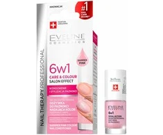 Eveline Cosmetics Nail Therapy 6w1 Care &amp; Colour, 5 ml