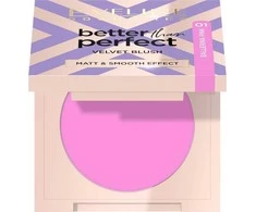 Eveline Cosmetics Better Than Perfect Velvet Blush 01 Ballerina Rožinė, 2,3 g