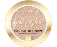 Eveline Cosmetics Feel the Glow Diamond Highlighter 02 Beach Glow, 4,2 g