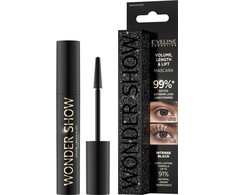 Eveline Cosmetics Wonder Show Volume &amp; Length &amp; Lift Blakstienų tušas Juodas, 7 ml