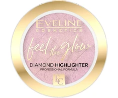 Eveline Cosmetics Akmeninis paryškintuvas „Fel the Glow“ 03 Rose Gold 4,2g