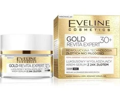 Eveline Cosmetics Eveline aukso Revita Expert 30 + Kream- serumo išlyginimas dieną ir naktį 50ml
