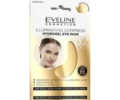 „Eveline Cosmetics“ vėsinantys kompresiniai hidrogelio paakių padai, 2 vnt.