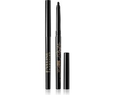 Eveline Cosmetics Mega Max Automatic kajal eyeliner pencil akių pieštukas, atspalvis: Juodas, 1,2 g