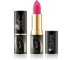 Eveline Cosmetics Velvet Matt Lipstick 502 Vibrant Fuchsia, 4.1 g