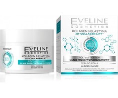 Eveline Cosmetics Eveline 3D Collagen Lift intensyvus priešraukšlinis dieninis ir naktinis kreminis kremas, 50 ml