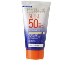 Eveline Cosmetics Whitening Apsauga nuo saulės Hyaluronic Acid Whitening Daily Kremas veidui SPF 50, 50 ml