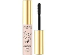 Eveline Kolorowka Eveline Cosmetics Brow &amp; Go! Skaidrus antakių gelis, 6 ml