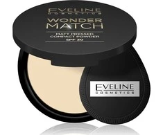 Eveline Kolorowka Eveline Cosmetics Wonder Match Matt Pressed Compact Powder 01 Light rusvai gelsvas, 8 g