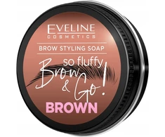 Eveline Cosmetics Brow&amp;Go! Styling Soap Brown, 25 g