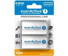 EverActive Profesionali D / R20 Baterija 10000mAh 2 vnt.