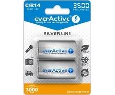EverActive Sidabro linija C / R14 Baterija 3,500mAh 2 vnt.