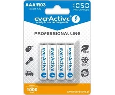 EverActive Baterija Profesionali linija AAA / R03 1050mAh 4 vnt.