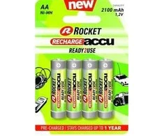 Everactive „Rocket“ įkrautas HR6 2100MAH ALWAYS READY akumuliatorius, 4 vnt. lizdinėje pakuotėje.