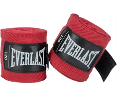 Everlast Wraps juostos Bokso tvarsčiai Raudoni kvėpuojantys solidūs EVERLAST 305cm