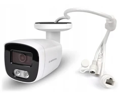 EVERMAX EVX-IP8B01-IRW-Ai-W IP kamera, balta, 8Mpx, 2.8mm IR, 40m, AI, IP67, mikrofonas