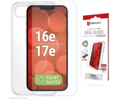 E.V.I DISPLEX tikro stiklo „MountMaster“ + dėklas iPhone 16e / 17e