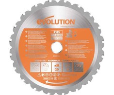 Evolution TCT universalus pjūklas RAGE 185mm / 20z kampiniams pjūklams Evolution