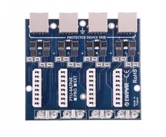 Ewimar PTU-64-ECO/PoE 4 kanalų Gigabit Ethernet LAN viršįtampių ribotuvų modulis