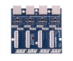 Ewimar PTU-64-EXT/POE 4 kanalų Gigabit Ethernet LAN viršįtampių ribotuvų modulis