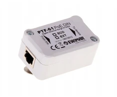 Ewimar PTF-61-ECO/PoE/DIN 1000Mbit LAN apsauga nuo viršįtampių, skirta DIN bėgiui