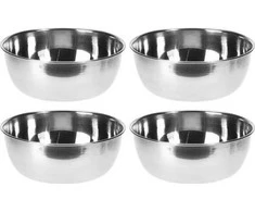 Mondex Metaliniai indai rinkinys 4 vnt. 11 cm, 270 ml