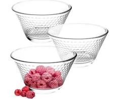 Excellent Houseware Stikliniai dubenėlių rinkinys 3 vnt. 300 ml, 11,5 cm