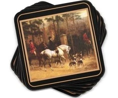 Excellent Houseware Maži puodelių padėkliukai Hunting 6 vnt.