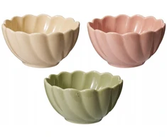 Excellent Houseware 3 dalių gėlių formos puodelių rinkinys, 150 ml