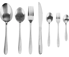 Excellent Houseware Stalo įrankių rinkinys plienas sidabras 6 asmenims 39 vnt.