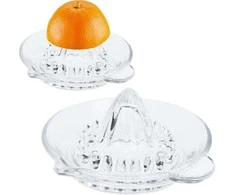 Excellent Houseware Sulčiaspaudė stiklinis spaustukas citrinoms, apelsinams, laimams, citrusams