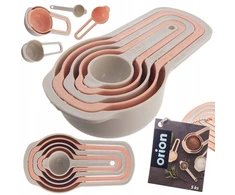 Excellent Houseware Orion virtuvės matavimo puodeliai 5 vnt. – 125 ml, 85 ml, 60 ml, 15 ml, 7.5 ml