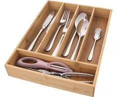Mondex Orion Stalo įrankių dėklas 35x26 cm Bambukas