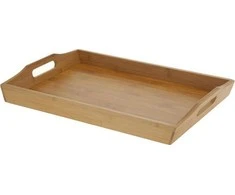 Excellent Houseware Serviravimo padėklas bambukinė 43x29x5 cm