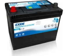 Exit EXIDE EZ650 DUAL EFB 75Ah 750A (EN) 12V akumuliatorius