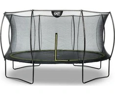 EXIT Silhouette trampoline ø427cm - juodas Lauke Turas Spyruoklė Ant žemės pastatomas batutas