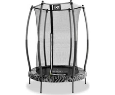 EXIT Tiggy junior batutas su apsauga ø140cm - juodas/pilkas