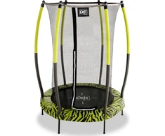EXIT Tiggy junior trampoline with safety ø140cm - juodas/žalias