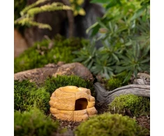 Exo Terra Big Rock, kryjówka su miską, do terrarium, keramikinė, S, 11x13x8 cm, 20 ml