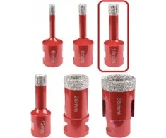 Modeco EXPERT 10 mm deimantinis karūnos pjūklas | m14 | maks. 12000 aps./min. [Expert] - 1 vnt.