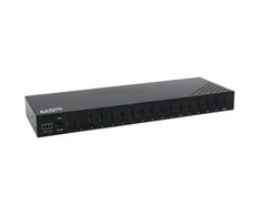 Exsys EX-12276HMS – 16 prievadų metalinis USB 3.2 Gen 2x1 šakotuvas su apsauga nuo elektrostatinių išlydžių (ESD) 15 kV, skirtas monitoriams (15.06.3496)
