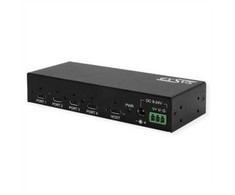 Exsys EX-12294HMS 4 prievadų metalinis USB 3.2 šakotuvas, 4x C