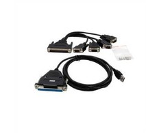 Kabelis USB Exsys USB-A - RS-232 1.8 m Juodas