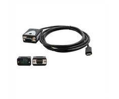 Kabelis USB Exsys USB-A - RS-232 1.8 m Juodas