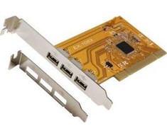 Exsys EXSYS EX-1083 Karta PCI USB 2.0 su 3 portami