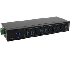 Exsys EXSYS EX-11220HMVS 10 prievadų metalinis USB 3.2 Gen 1 Hub su VIA VL811+ mikroschemų rinkiniu