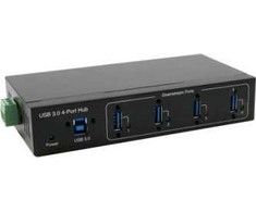 Exsys EXSYS EX-11224HMVS 4 prievadų metalinis USB 3.2 Gen 1 HUB su VIA VL811+ mikroschemų rinkiniu