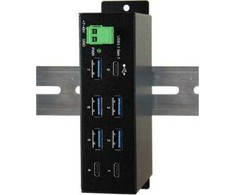 Exsys EXSYS EX-1196HMS 7 prievadų USB 3.2 Gen1 HUB C-Buchse, 15KV ESD apsauga nuo viršįtampių