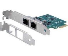 Exsys EXSYS EX-60102 2 prievadų 1 Gigabit PCIe tinklo plokštė