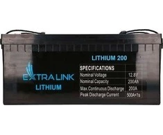 Extralink LiFePO4 200AH | Akumuliatorius | 12.8V, BMS